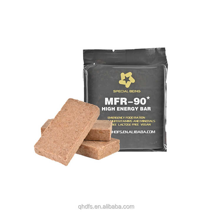 Vegan Food Ready Meals Mre Rations Compressed Biscuit MFR 90 Energy Bars