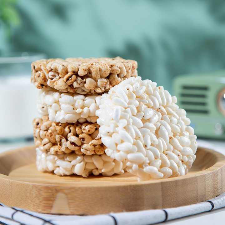 Round Highland Barley Rice cracker Snack