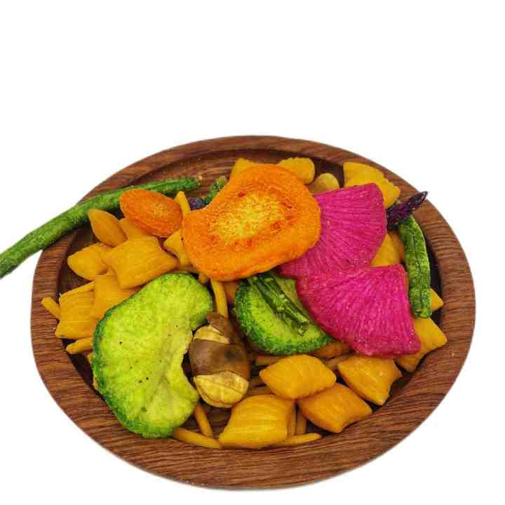 Comprehensive 7 kinds of dried vegetables and fruits children's snacks Mixed Fruit & Vegetable Chips
