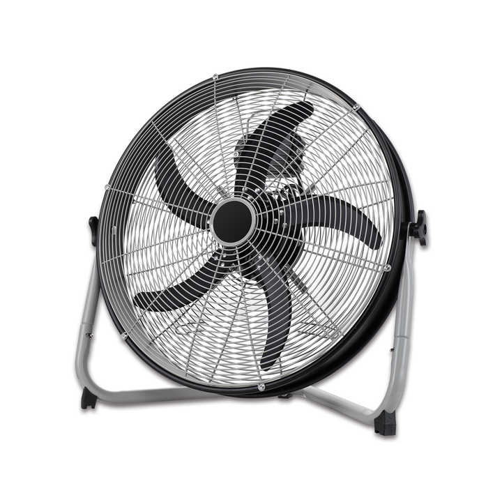 Hot Sale Big Power Commercial Strong Wind 3 Gears Adjustment Metal Leaf Large Electric Floor Fan For Workshop