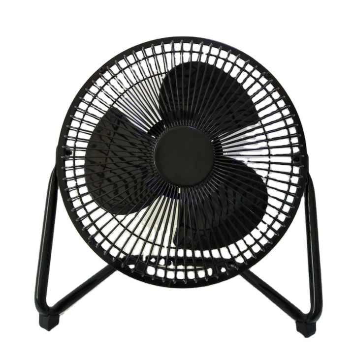 Hot Sale Factory Portable Floor Office cooling fan DC fan 12V 8 inch plastic blade metal floor fan