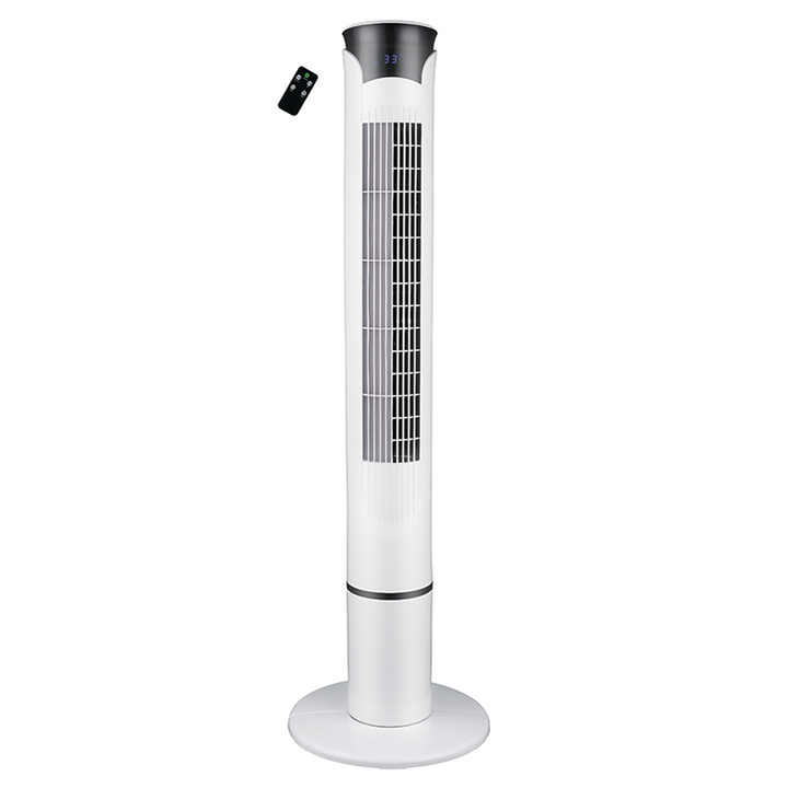 Energy Saving Vertical Shaking Head Intelligent Circulation Tower Bladeless Fan For Dormitory