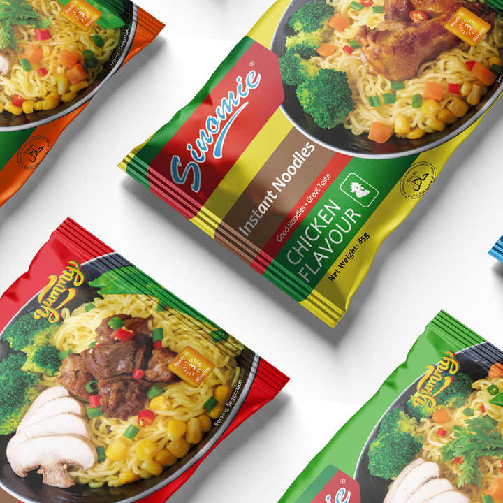 SINOMIE Instant Noodle Manufacturer High Quality Beef Flavor Good Choice Instant Noodles